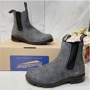 Blundstone Original HIGH-TOP Chelsea BOOT BL 1630 Rustic Black Leather 4.5 US7.5